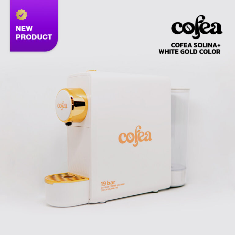 Mesin Kopi Kapsul Cofea Solina+ White Gold
