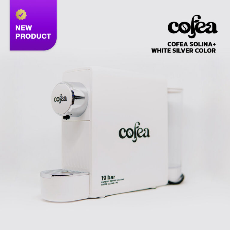 Mesin Kopi Kapsul Cofea Solina+ White Silver Color