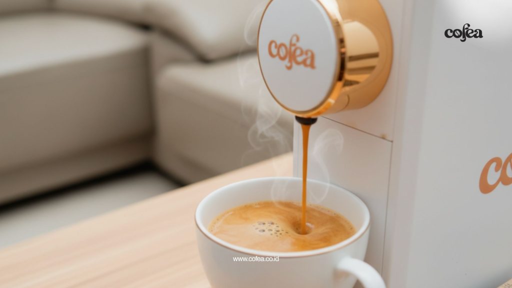 mesin kopi kapsul cofea, praktis untuk hotel kantor dan showroom