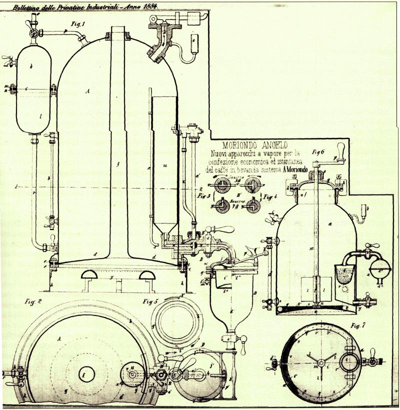 Espresso-machine-first-patent-angelo-moriondo